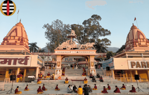 Parmarth Niketan Ashram Meditating View, Rishikesh, Uttarakhand