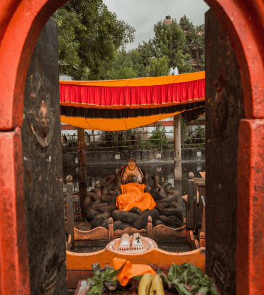Budhanilkantha Temple Lord Vishnu Idol, Nepal