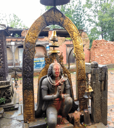 Changunarayan Temple Lord Shiva Statue