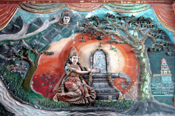 Inside View of Kanchipuram-Ekambareswarar Temple