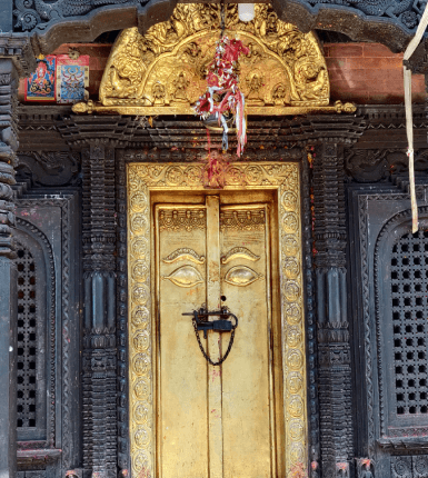 Manakamana Main Temple Entrance door